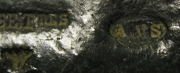 Standing Stag (Cerf debout), Antoine-Louis Barye (French, Paris 1795–1875 Paris), Bronze, French