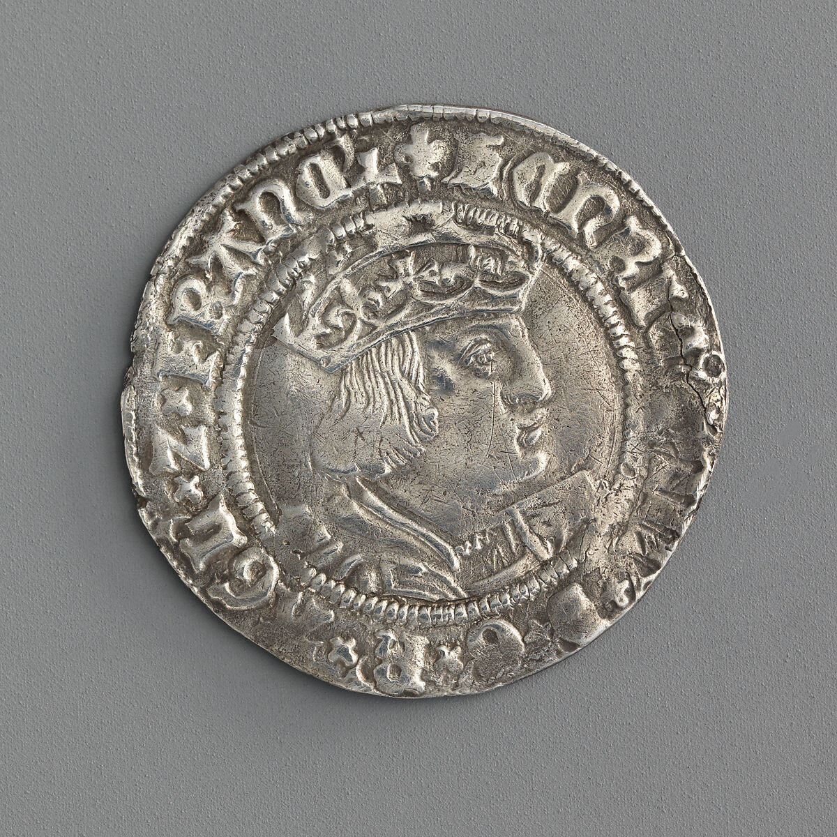 Groat of Henry VIII (second coinage), Silver, British 