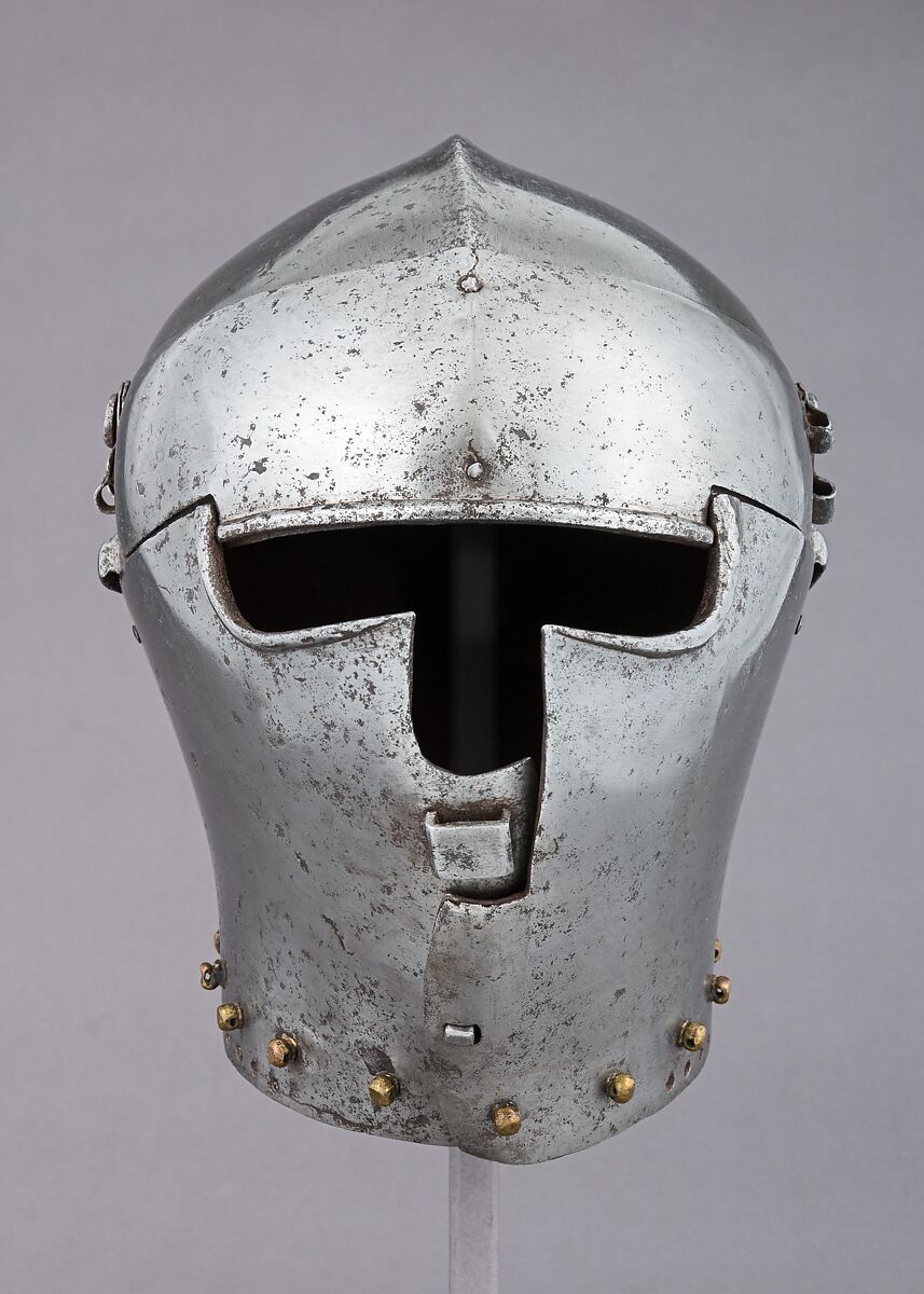 Armet, Steel, copper alloy, Italian