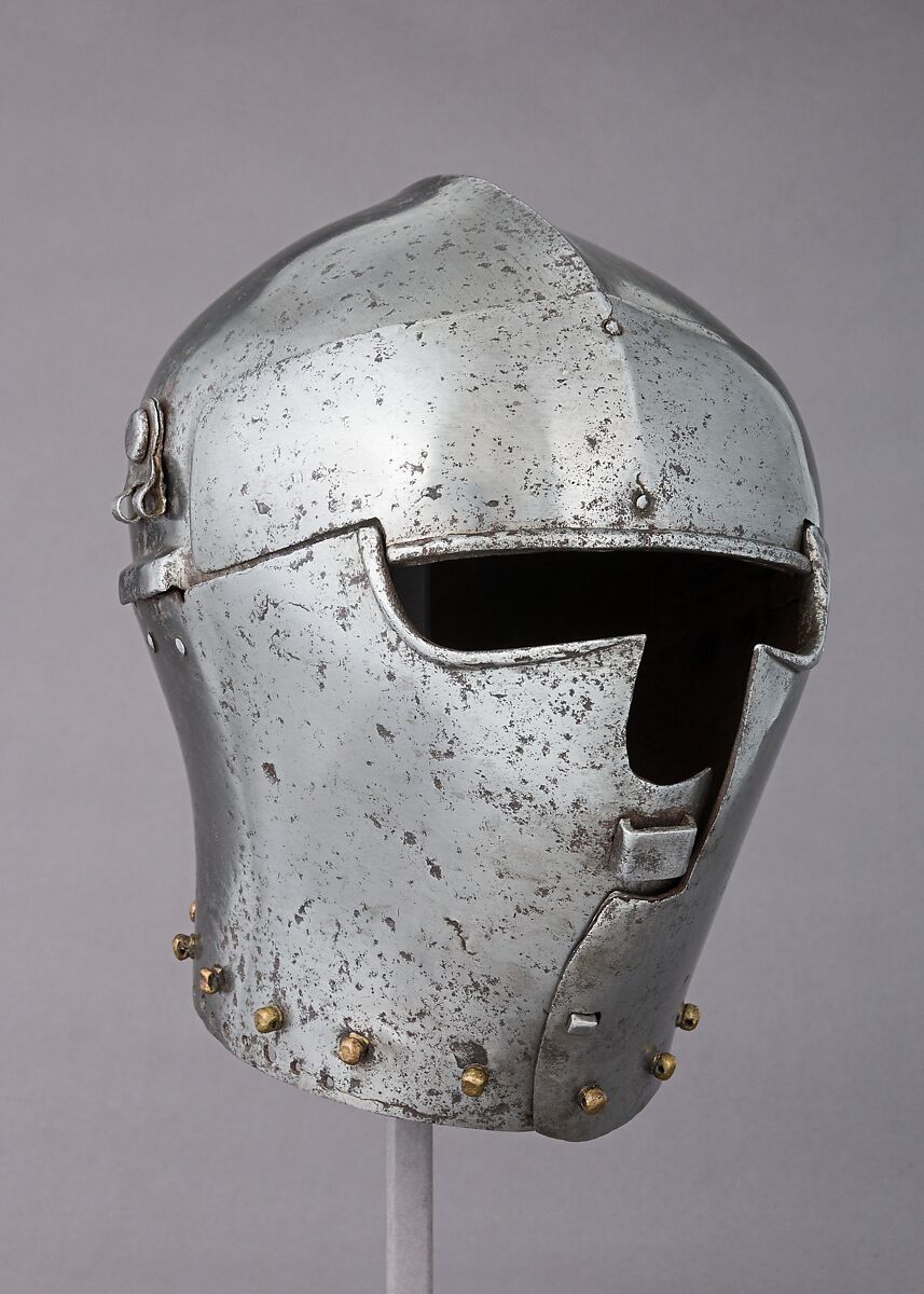 Armet, Steel, copper alloy, Italian