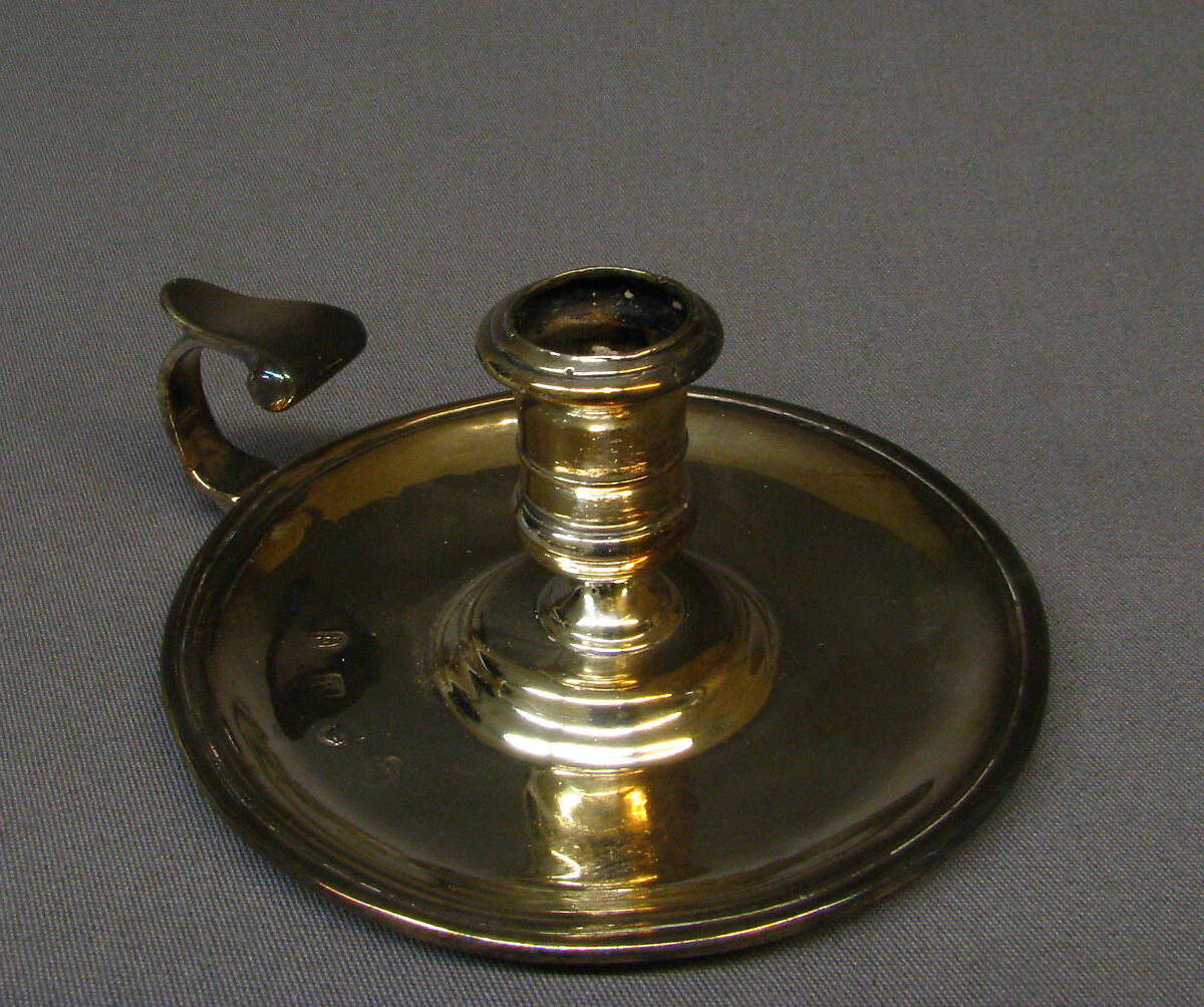 Chamber candlestick, Joseph Bird (active before 1685, died 1735), Silver, British, London 