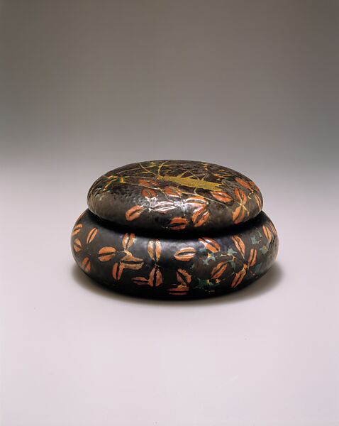Covered Box, Designed by Louis C. Tiffany (American, New York 1848–1933 New York), Enamel on copper, American