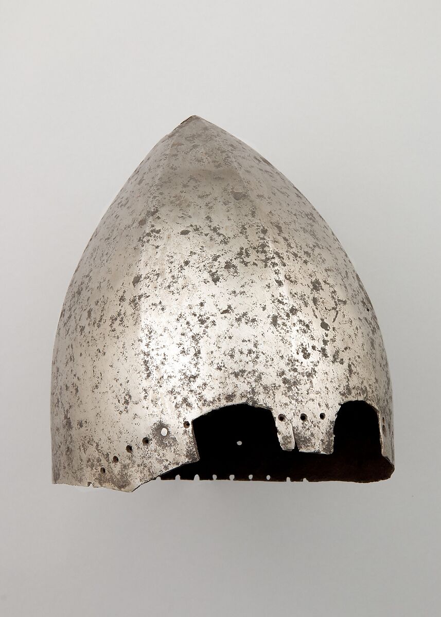 Bascinet, Steel, possibly Italian