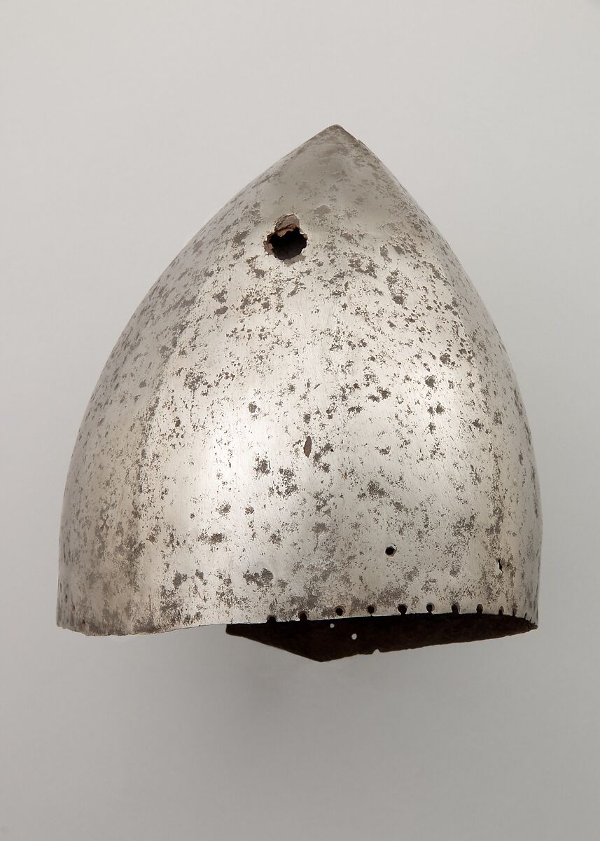 Bascinet, Steel, possibly Italian