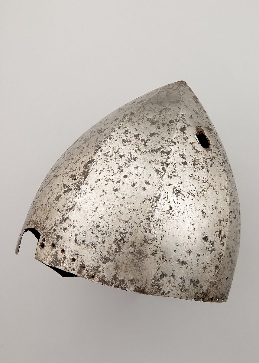 Bascinet, Steel, possibly Italian