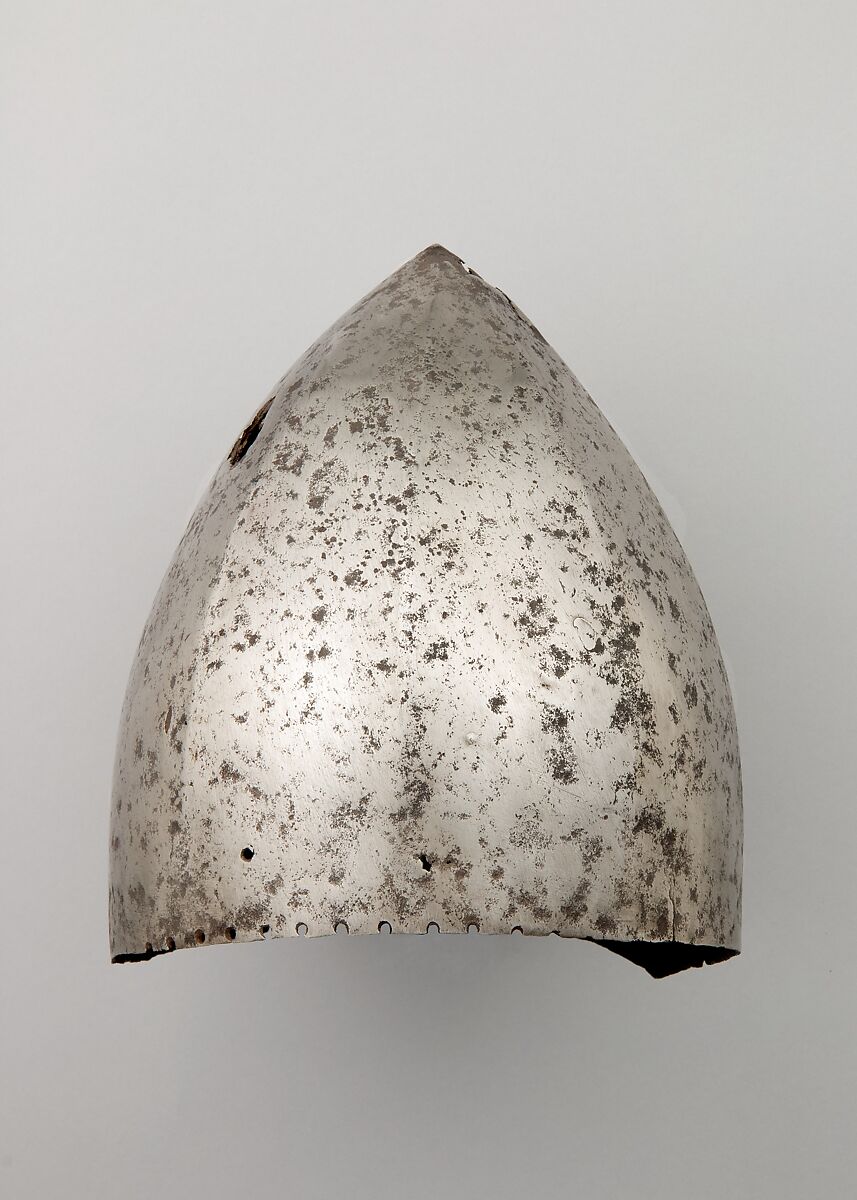 Bascinet, Steel, possibly Italian