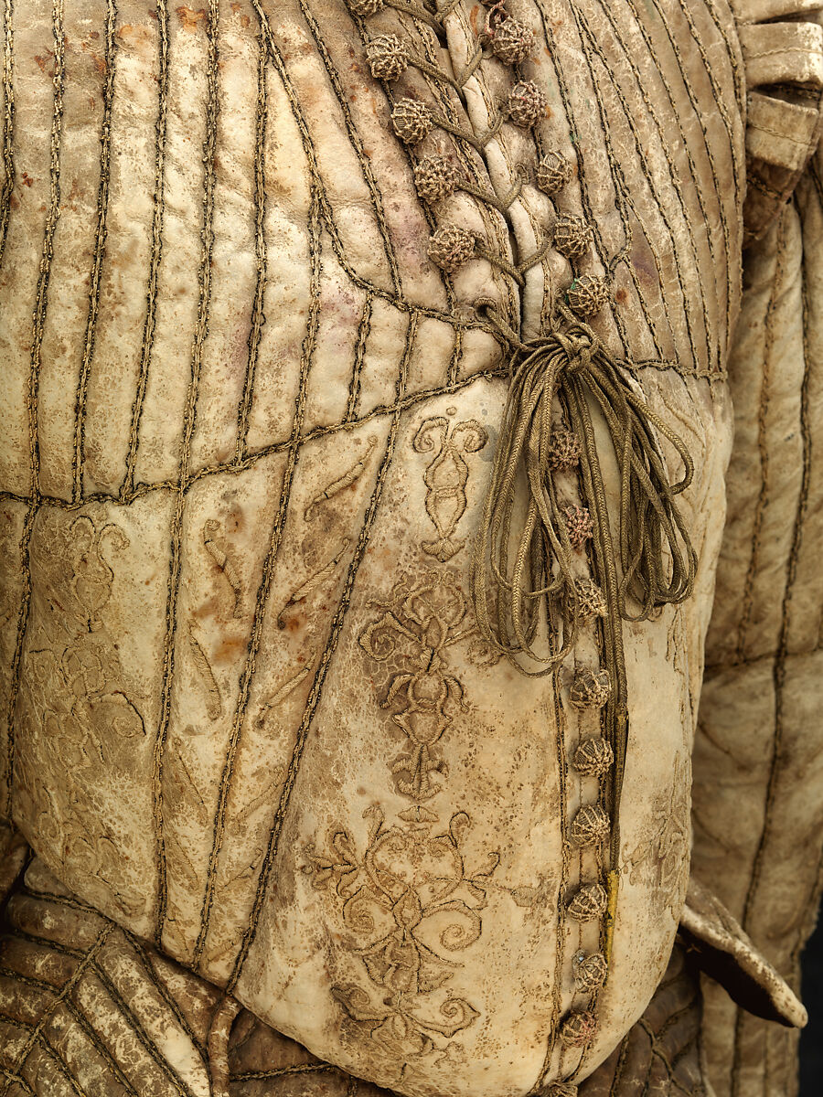 Jerkin, Leather, silk, linen, cotton, Western European