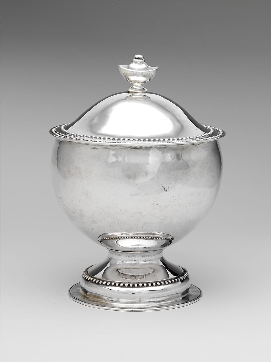 Sugar Bowl, David Vinton (1774–1833), Silver, American 