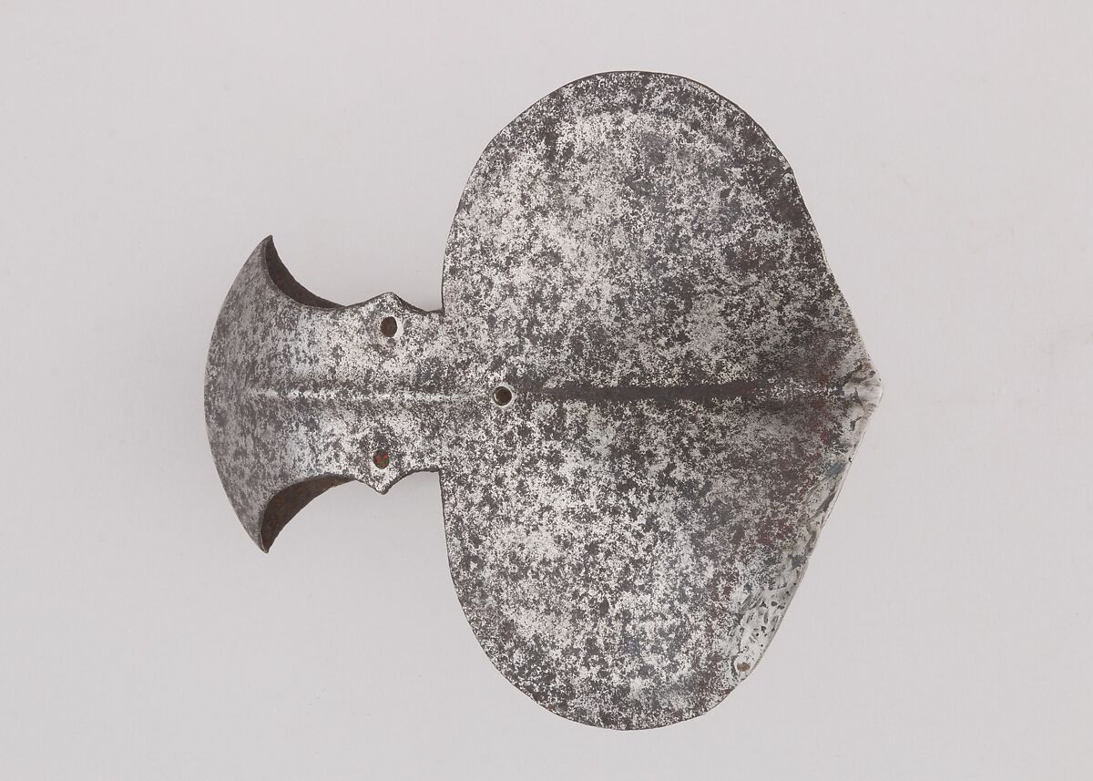 Left and Right Knee Defenses (Poleyns), Steel, Western European