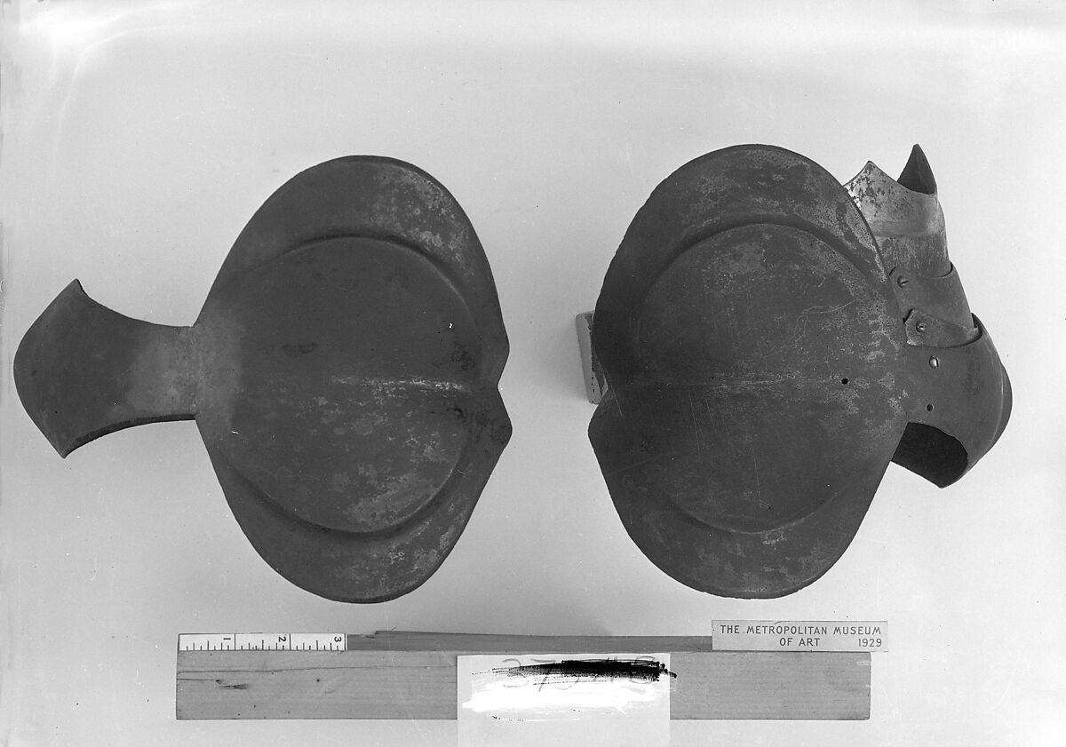 Right Knee Defense (Poleyn), Steel, Italian