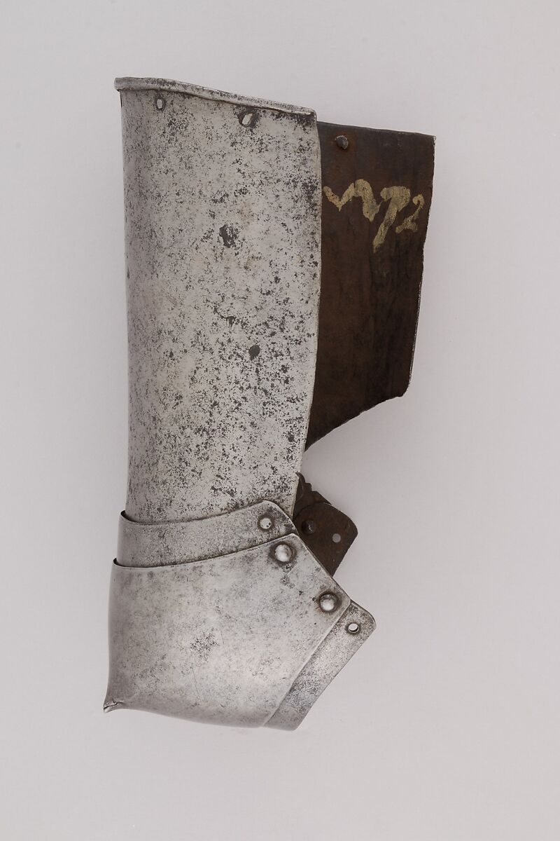 Pair of Arm Defenses, Steel, Italian