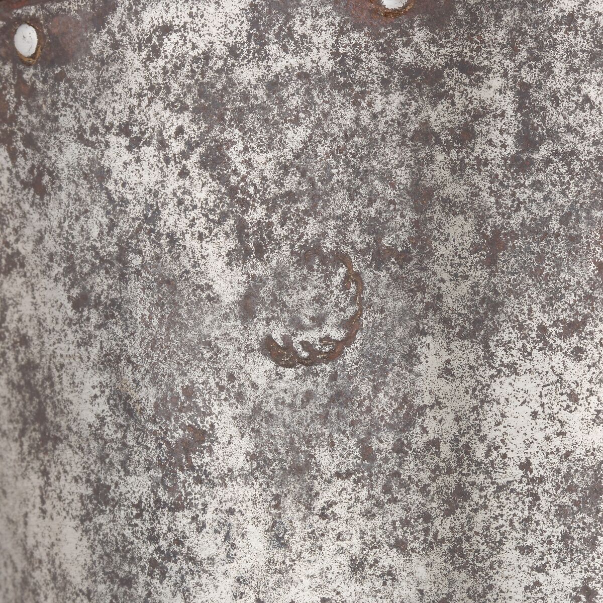 Upper Arm Defense (Rerebrace) with Fragment of  Lining Strap, Steel, leather, Western European