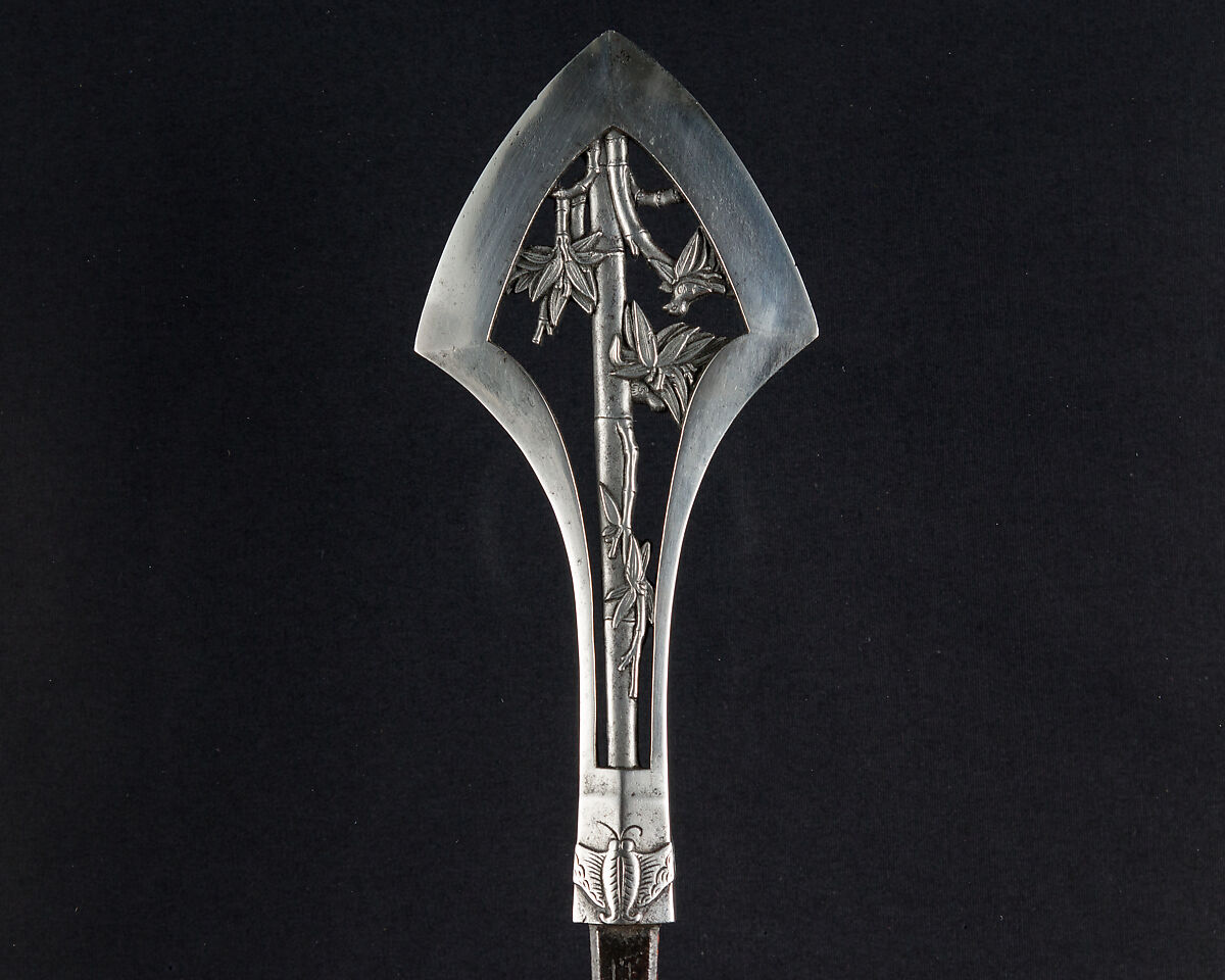 Ceremonial Arrowhead (<i>Yanone</i>), Umetada Motoshige (Japanese, Edo period, died 1675), Steel, Japanese