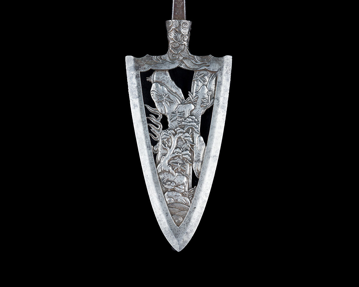 Ceremonial Arrowhead (<i>Yanone</i>), Umetada Motoshige (Japanese, Edo period, died 1675), Steel, Japanese