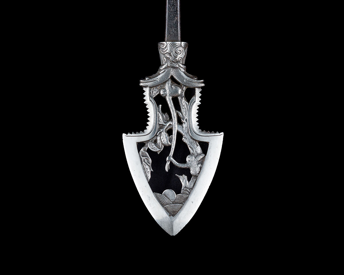 Ceremonial Arrowhead (<i>Yanone</i>), Umetada Motoshige (Japanese, Edo period, died 1675), Steel, Japanese