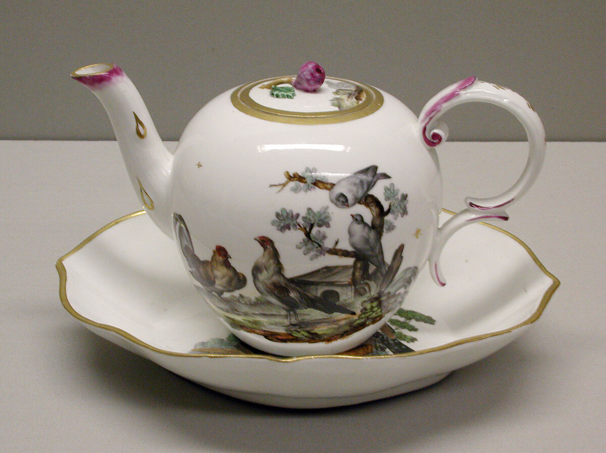 Spoon tray, Höchst Manufactory (German, 1746–1796), Hard-paste porcelain, German, Höchst