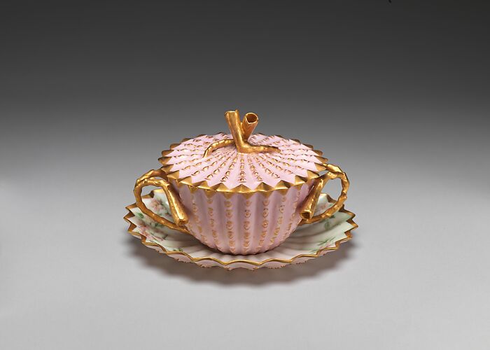 Covered Cup and Saucer