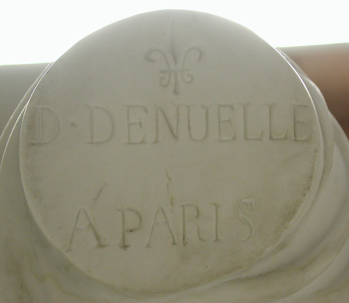 The duchesse de Berry, Denuelle Manufactory (French), Hard-paste biscuit and glazed porcelain; bronze, French, Paris