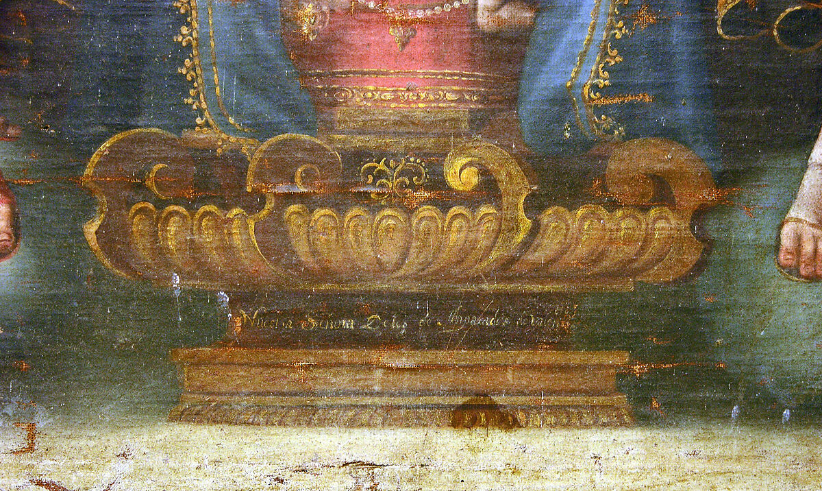 Nuestra Señora de los Desamparados (Our Lady of the Forsaken), Spanish Painter, Oil on canvas (relined), Spanish American