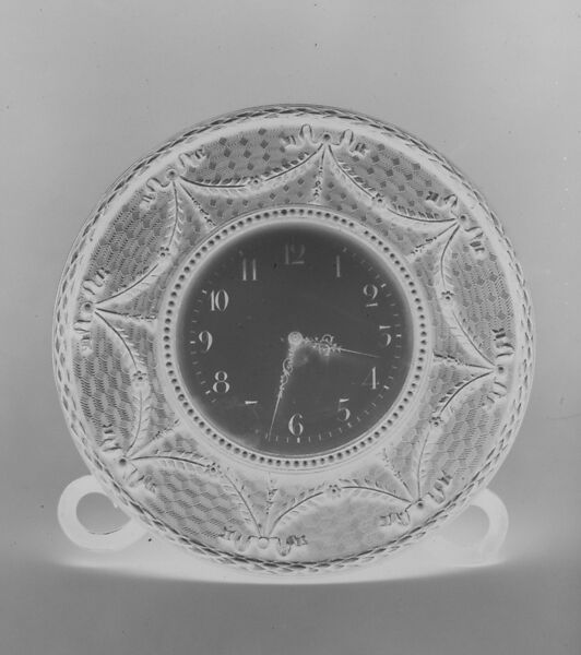 Easel clock (one of a pair), Silver, gold, enamel, Russian