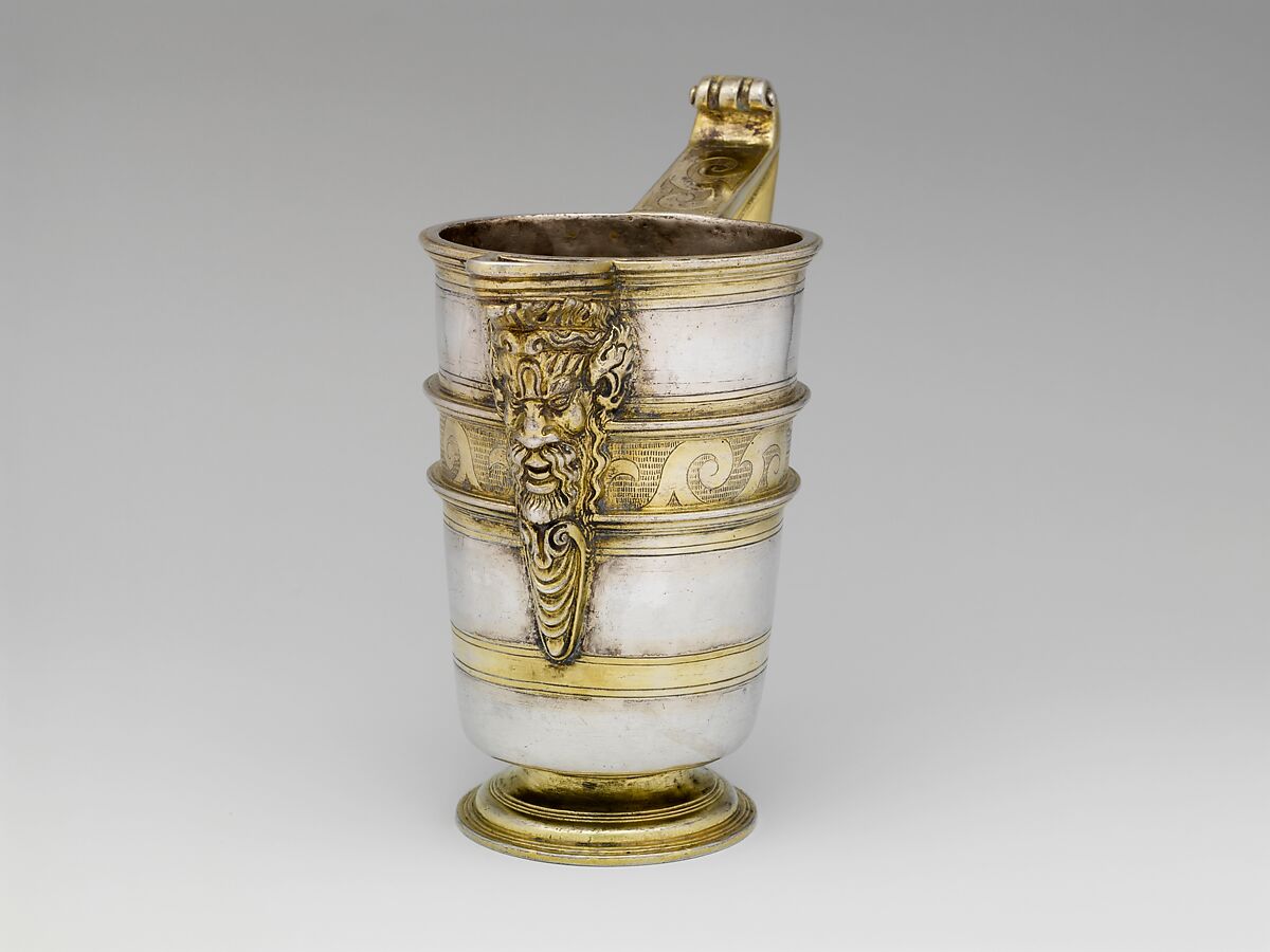 Jarro de Pico, Possibly by Hernando Solis, Silver, parcel-gilt, Spanish, Valladolid