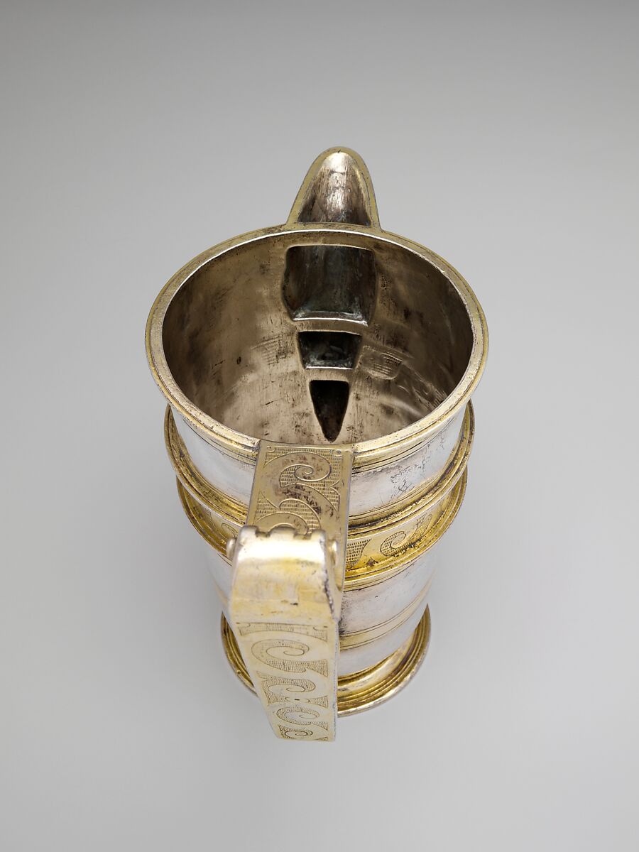 Jarro de Pico, Possibly by Hernando Solis, Silver, parcel-gilt, Spanish, Valladolid