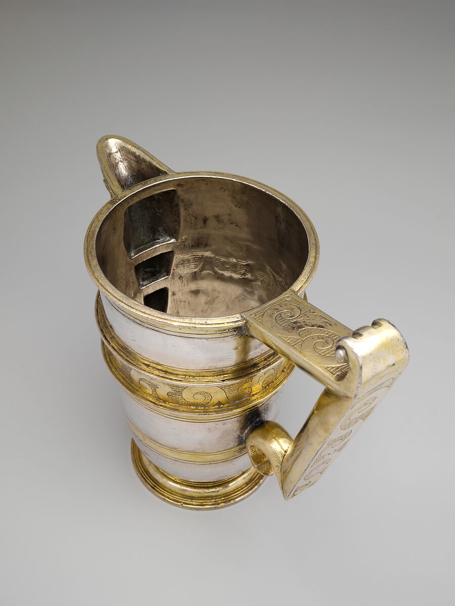 Jarro de Pico, Possibly by Hernando Solis, Silver, parcel-gilt, Spanish, Valladolid