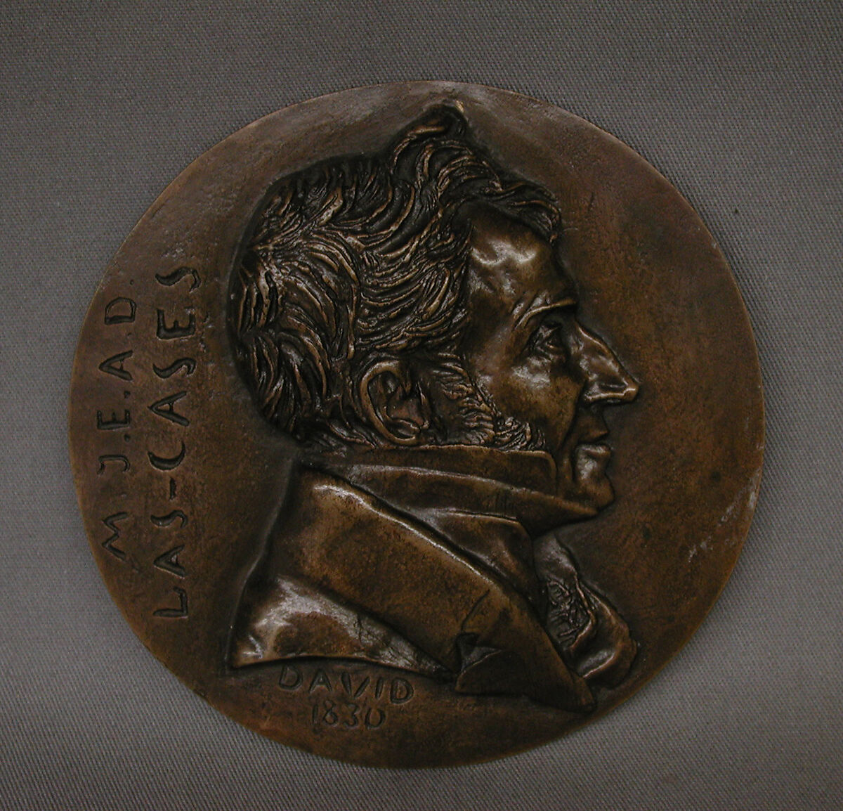 Emmanuel-Augustin-Dieudonné-Marin-Joseph, comte de Las Cases, Pierre Jean David d&#39;Angers (French, Angers 1788–1856 Paris), Bronze, French 