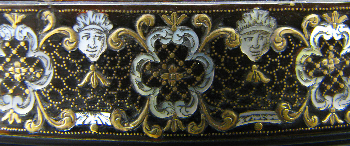Box with Rachel Meeting Jacob at the Well, Tortoiseshell, mother-of-pearl, gold, Italian, Naples