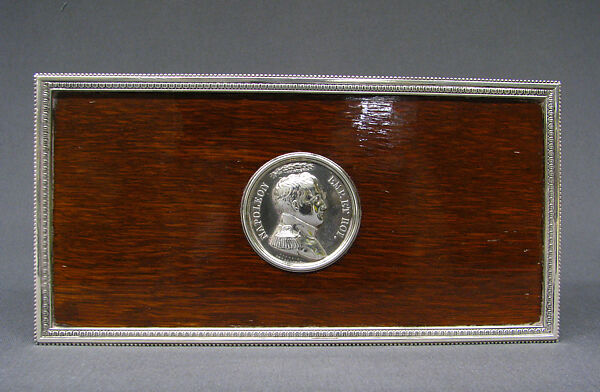 Table box, House of Carl Fabergé, Palisander wood, silver mounts, Russian, St. Petersburg
