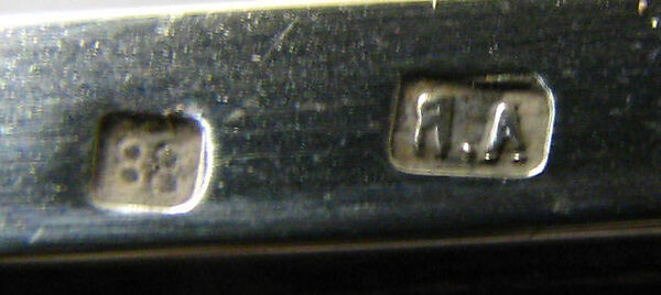 Table box, House of Carl Fabergé, Palisander wood, silver mounts, Russian, St. Petersburg