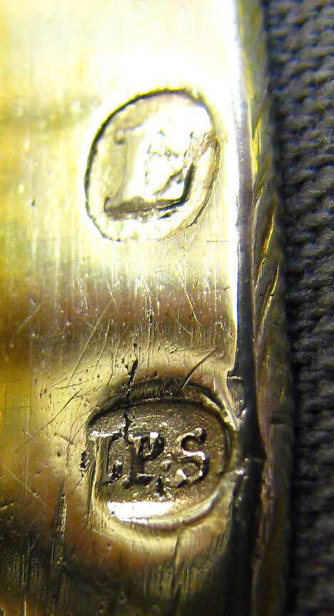 Pilgrim flask, I.P.S., Silver, silver-gilt, German, Leipzig