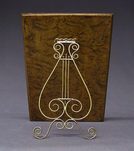 Picture frame, House of Carl Fabergé, Satinwood; silver mounts, enamel, Russian, St. Petersburg