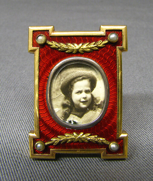 Picture frame, House of Carl Fabergé, Gold, enamel, Russian, St. Petersburg 