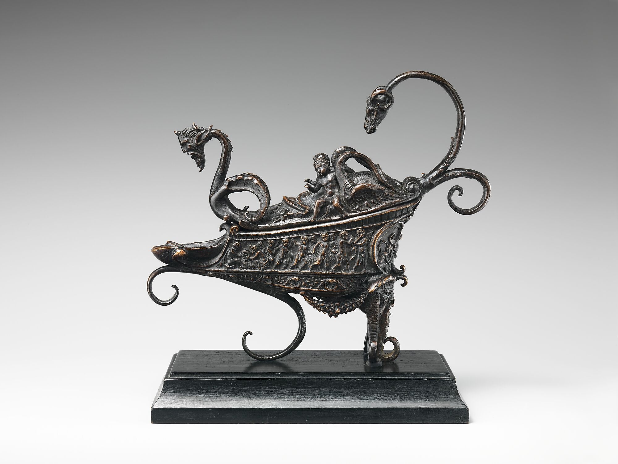 Andrea Briosco, called Riccio - Rothschild lamp - Italian, Padua