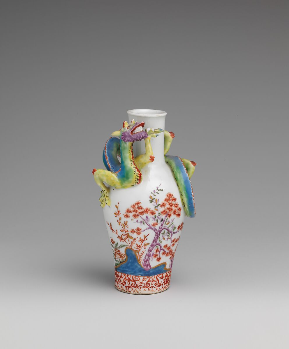 Vase (one of a pair), Vienna, Hard-paste porcelain, Austrian, Vienna