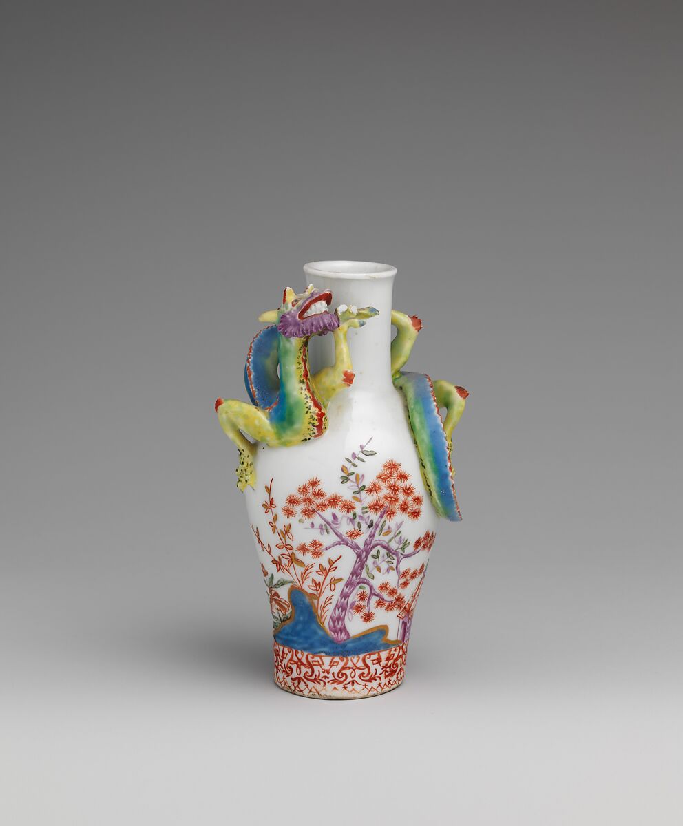 Vase (one of a pair), Vienna, Hard-paste porcelain, Austrian, Vienna 