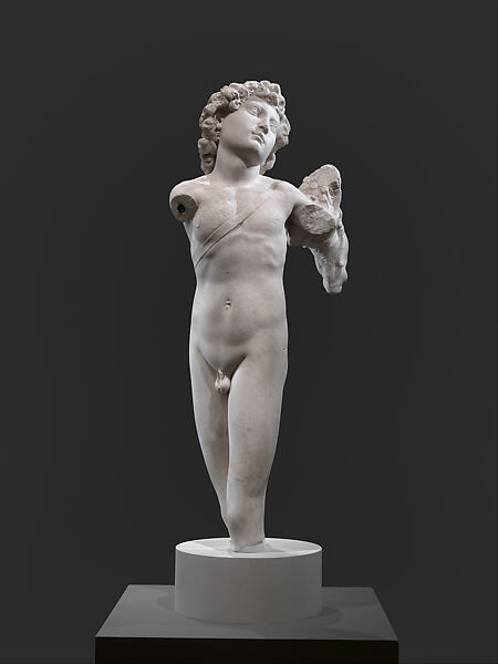 Cupid, Michelangelo Buonarroti (Italian, Caprese 1475–1564 Rome), Marble, Italian, Florence 