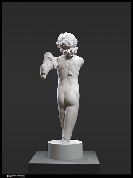 Cupid, Michelangelo Buonarroti (Italian, Caprese 1475–1564 Rome), Marble, Italian, Florence