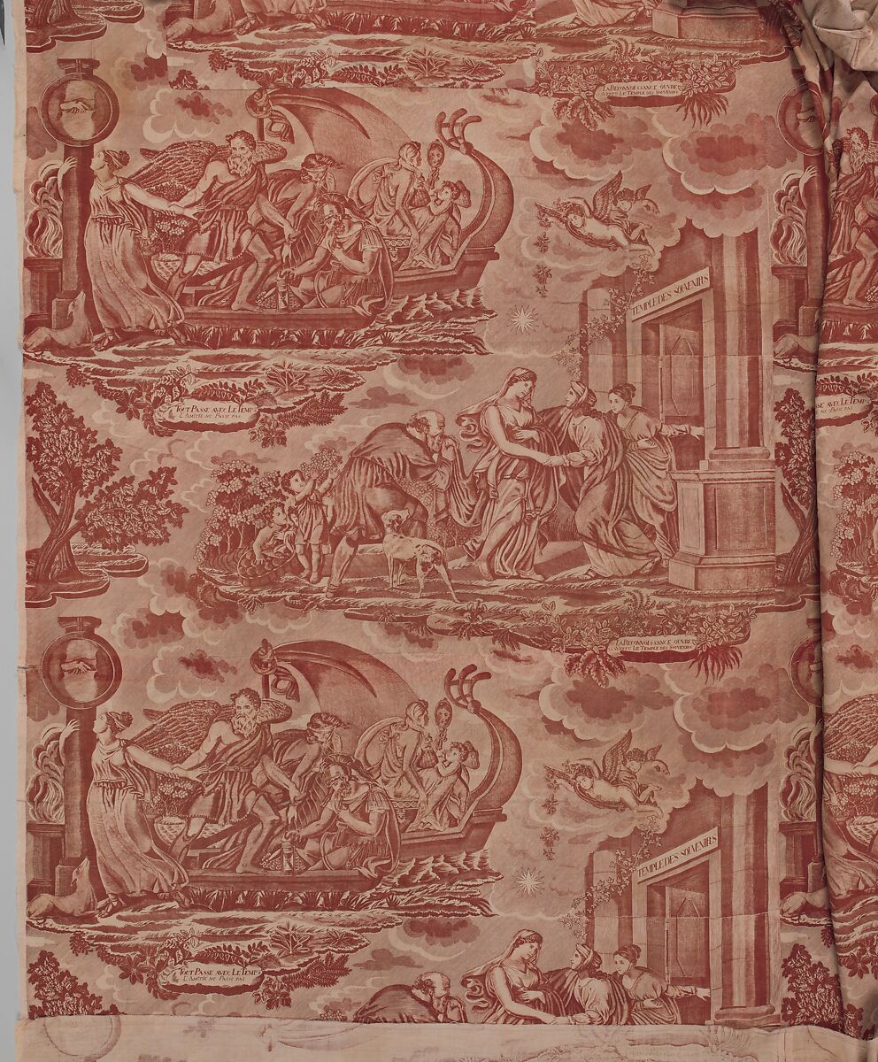 "Temple des Souvenirs", Cotton, French 