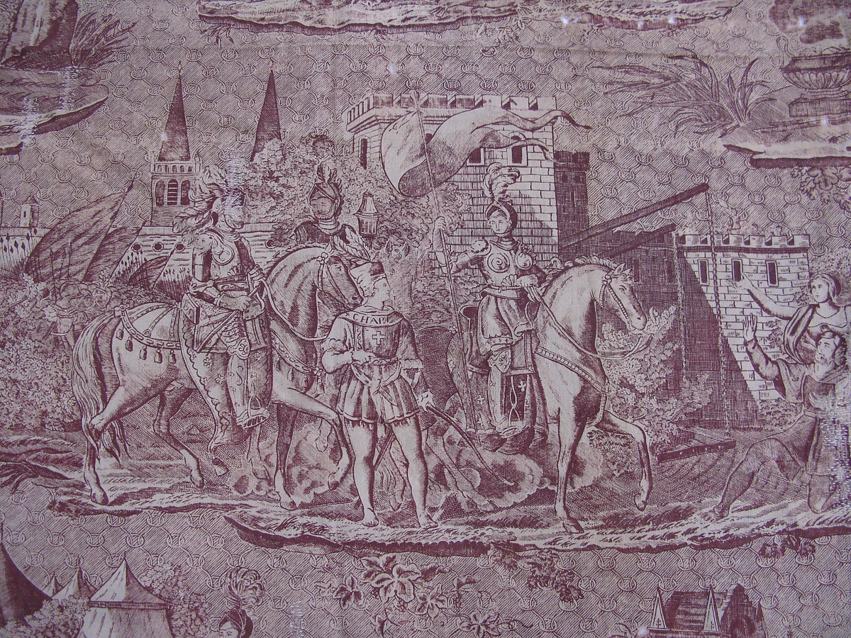 Joan of Arc, Designer: Charles Abraham Chasselat (French, Paris 1782–1843 Paris), Cotton, French