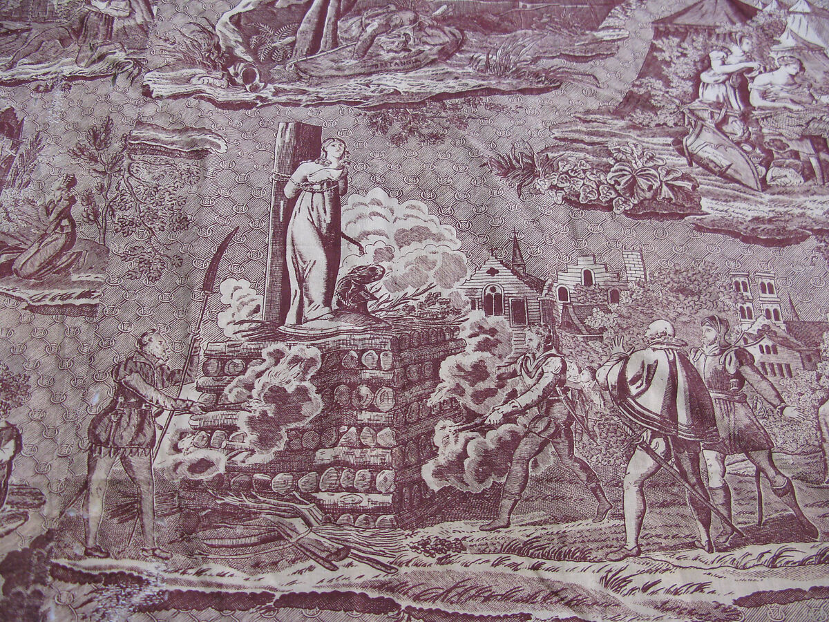 Joan of Arc, Designer: Charles Abraham Chasselat (French, Paris 1782–1843 Paris), Cotton, French