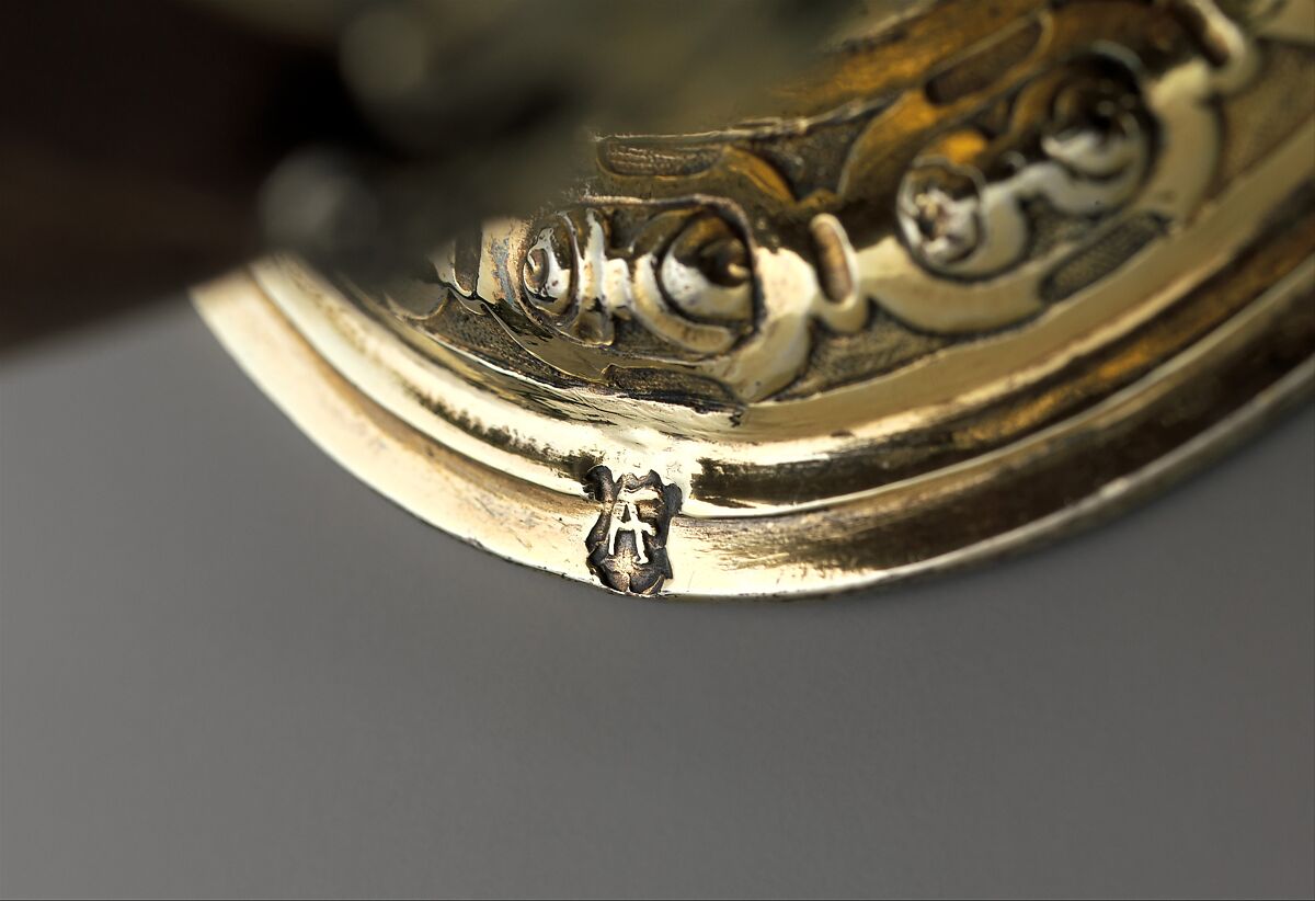 Coconut tankard, Andreas Fleischer (active 1605–18), Coconut shell, gilded silver, Hungarian, Nagyszeben
