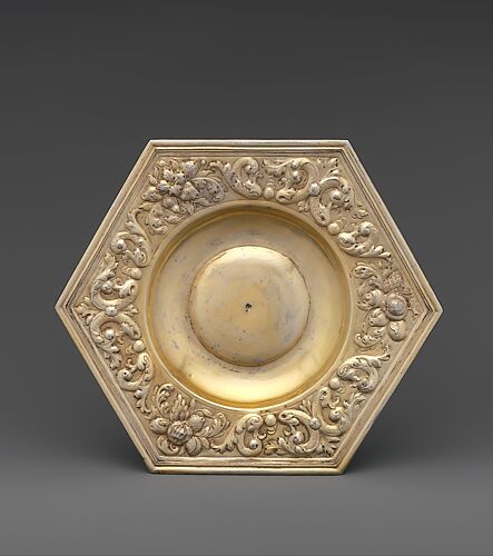 Hexagonal dish (part of a set)