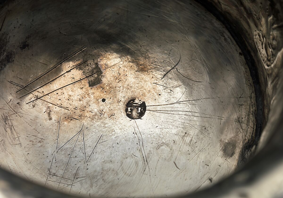 Footed beaker, Franciscus Rether (active 1634–84, master 1635), Silver, Hungarian, Brassó