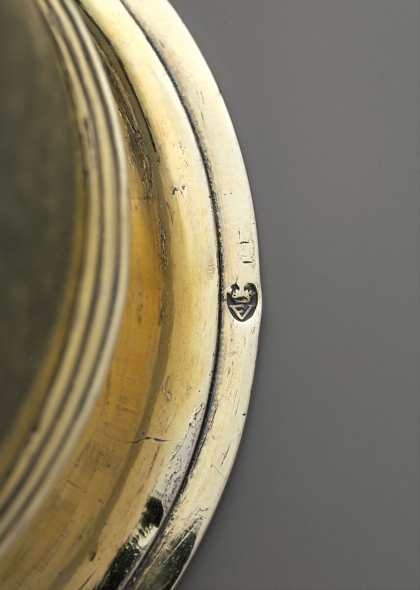 Tankard, Valentinius (Felten) Urbiger (master in 1641, died 1657), Gilded silver, Hungarian, Brassó