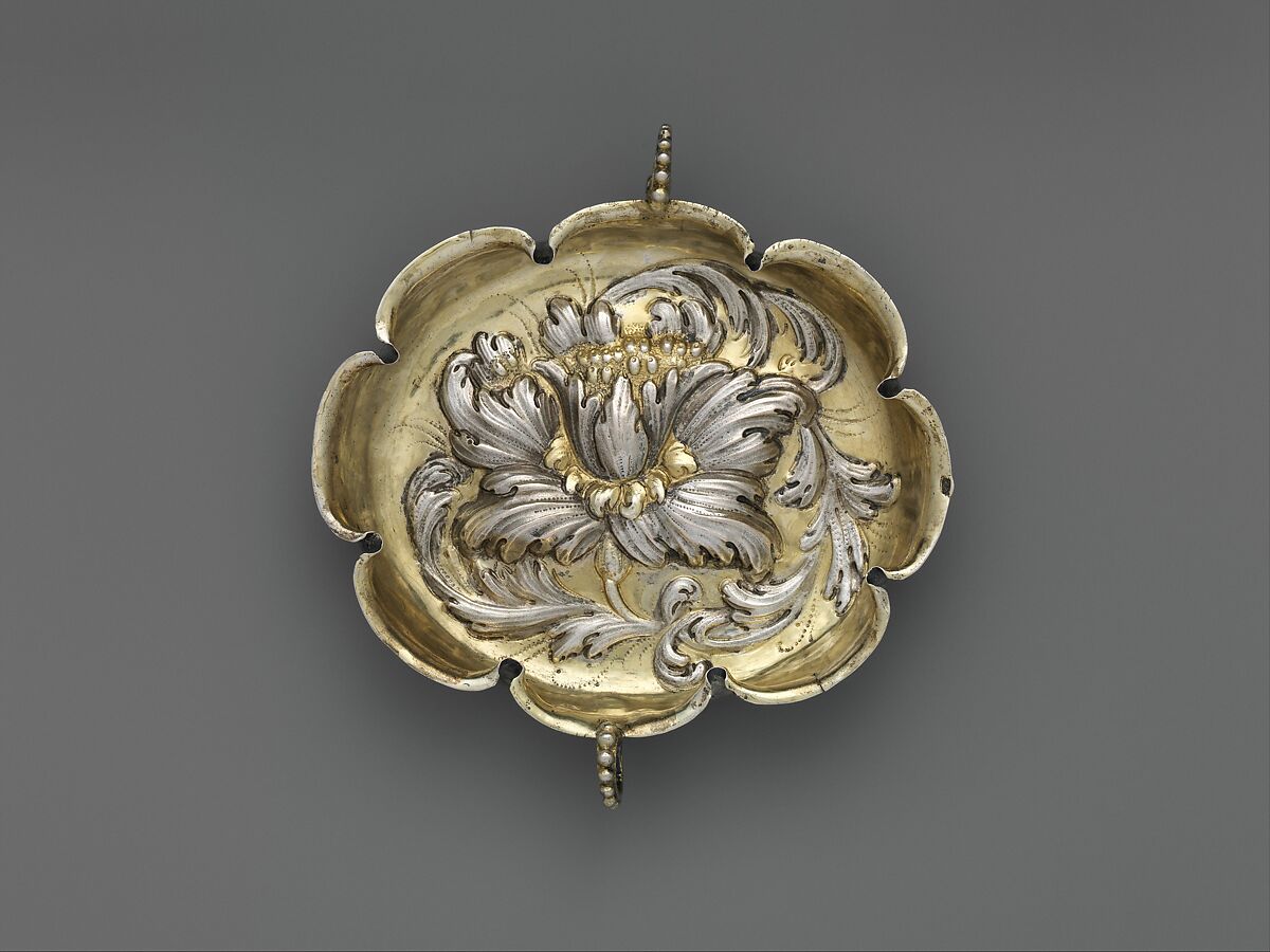 Two-handled bowl, Michael Gatthi (active ca. 1653), Silver, partly gilded, Hungarian, Kolozsvár
