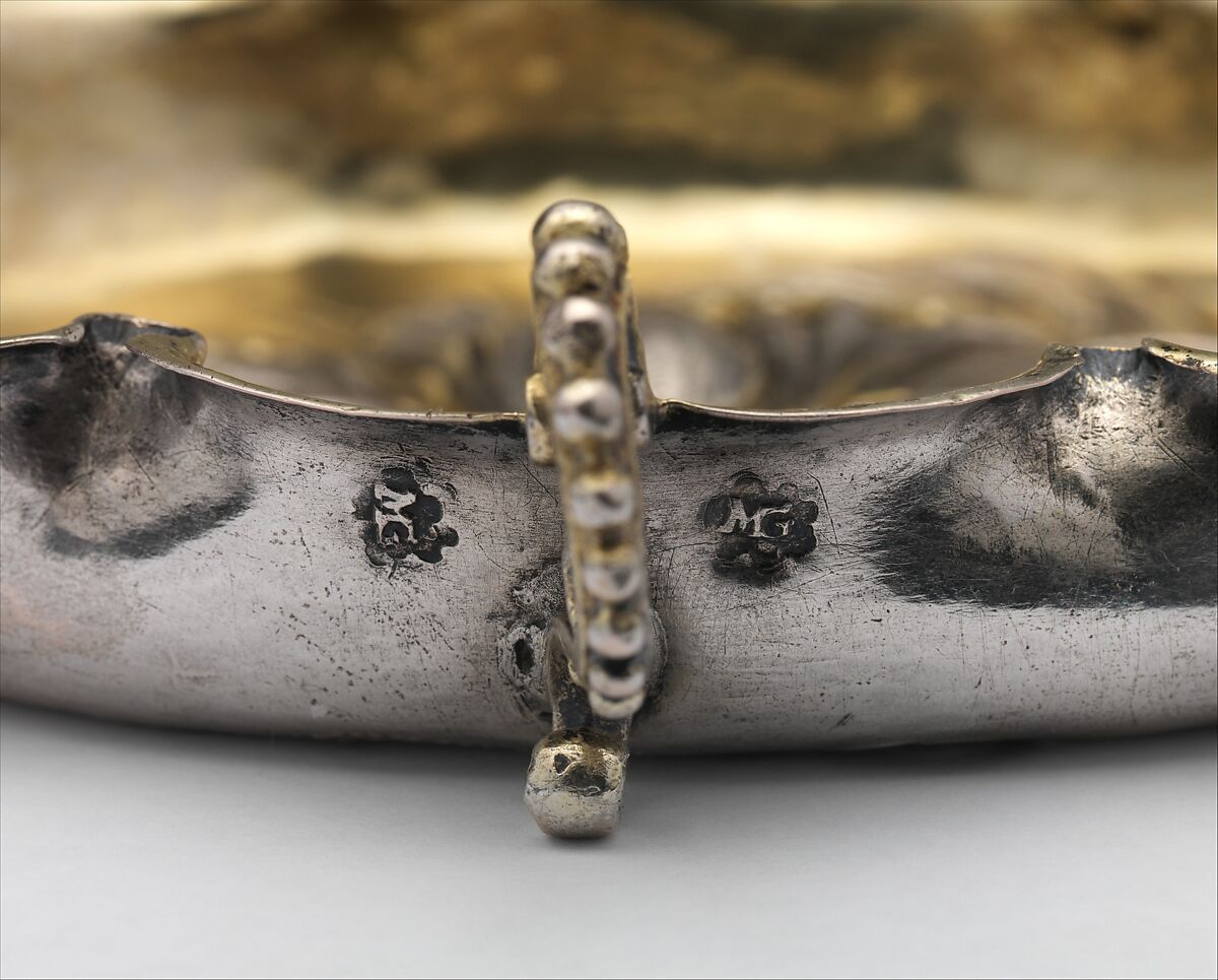 Two-handled bowl, Michael Gatthi (active ca. 1653), Silver, partly gilded, Hungarian, Kolozsvár