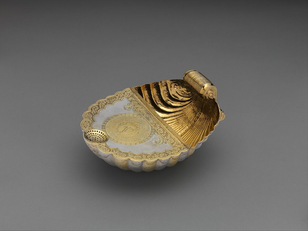 Feeding bowl, Silver, partly gilded, Hungarian, Transylvania 