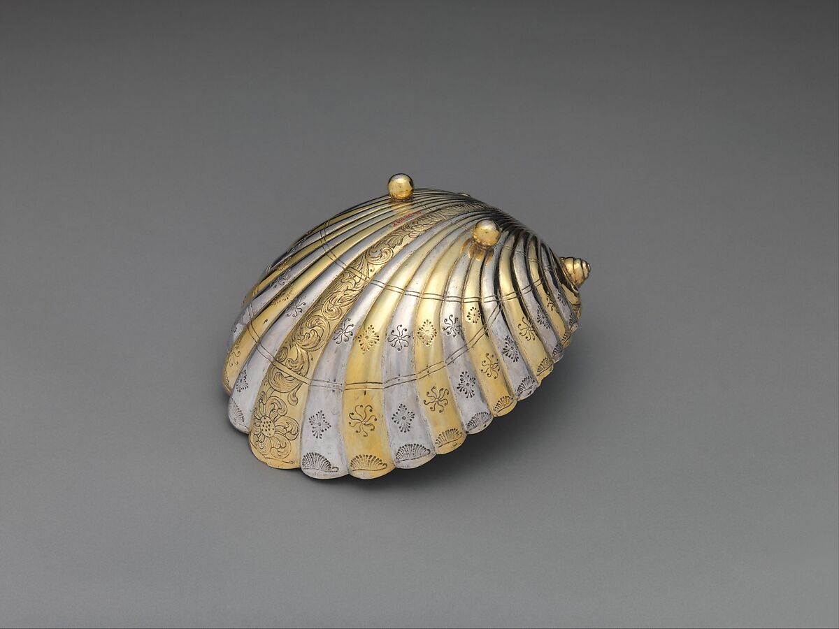 Feeding bowl, Silver, partly gilded, Hungarian, Transylvania